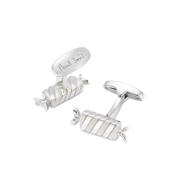 Paul Smith Sweet Cufflinks Silver One Size - Picture 1 of 2
